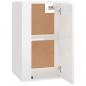 Preview: TV-Wandschrank Hochglanz-Weiß 40x34,5x60 cm