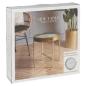 Preview: Home&Styling Beistelltisch mit Uhr Golden