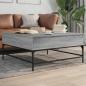 Preview: Couchtisch Grau Sonoma 95x95x45 cm Holzwerkstoff und Metall