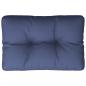 Preview: Palettenkissen Marineblau 50x40x12 cm Stoff