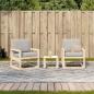 Preview: 3-tlg. Garten-Lounge-Set Massivholz Kiefer