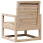 Preview: 3-tlg. Garten-Lounge-Set Massivholz Kiefer