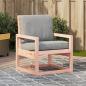 Preview: ARDEBO.de - Gartenstuhl 57,5x63x76 cm Massivholz Douglasie