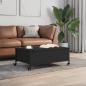 Preview: Couchtisch mit Rollen Schwarz 91x55x34 cm Holzwerkstoff