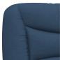 Preview: Bettgestell mit Kopfteil Blau 140x190 cm Stoff