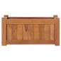 Preview: Hochbeet 50x25x25 cm Massivholz Teak