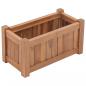 Preview: Hochbeet 50x25x25 cm Massivholz Teak