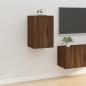 Preview: ARDEBO.de - TV-Wandschrank Braun Eichen-Optik 40x34,5x60 cm