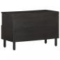 Preview: TV-Schrank Schwarz 70x33x46 cm Massivholz Mango