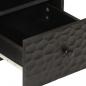 Preview: TV-Schrank Schwarz 70x33x46 cm Massivholz Mango