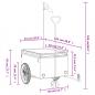 Preview: Fahrradanhänger Schwarz und Gelb 30 kg Eisen