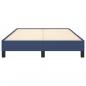 Preview: Bettgestell Blau 120x190 cm Stoff