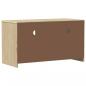 Preview: TV-Schrank SAUDA Eiche-Optik 99x43x55 cm Massivholz Kiefer	