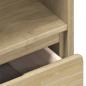 Preview: TV-Schrank SAUDA Eiche-Optik 99x43x55 cm Massivholz Kiefer	