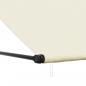 Preview: Markise Einziehbar Creme 250x150 cm Stoff und Stahl