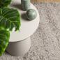 Preview: Shaggy-Teppich PAMPLONA Hochflor Modern Beige 120x120 cm