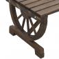 Preview: Garten-Couchtisch 90x50x40 cm Massivholz Tanne