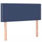 Preview: LED Kopfteil Blau 80x5x78/88 cm Stoff