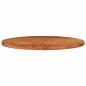 Preview: Tischplatte 100x40x3,8 cm Oval Massivholz Akazie