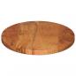 Preview: Tischplatte 100x40x3,8 cm Oval Massivholz Akazie