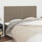 Preview: ARDEBO.de - Kopfteile 4 Stk. Taupe 90x5x78/88 cm Stoff