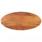 Preview: ARDEBO.de - Tischplatte 110x40x2,5 cm Oval Massivholz Akazie