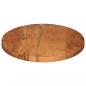 Preview: Tischplatte 110x40x2,5 cm Oval Massivholz Akazie