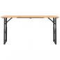 Preview: Biertisch Klappbar 170x50x75/105 cm Massivholz Tanne