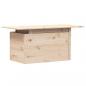 Preview: Gartentisch 100x50x75 cm Massivholz Kiefer