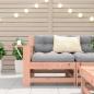 Preview: Gartensofa mit Armlehne und Kissen Massivholz Douglasie