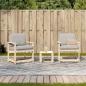 Preview: 3-tlg. Garten-Lounge-Set Massivholz Kiefer