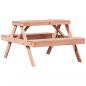 Preview: Picknicktisch 105x134x75 cm Massivholz Douglasie