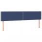 Preview: Boxspringbett mit Matratze & LED Blau 120x190 cm Stoff