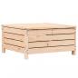 Preview: Gartenhocker 62x63,5x32 cm Massivholz Kiefer