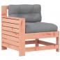 Preview: Gartensofa mit Armlehne und Kissen Massivholz Douglasie