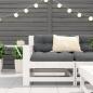 Preview: Gartensofa mit Armlehne und Beistelltisch Massivholz Kiefer