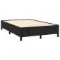 Preview: Boxspringbett mit Matratze & LED Schwarz 120x190 cm Samt