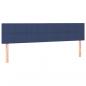 Preview: Boxspringbett mit Matratze & LED Blau 120x190 cm Stoff