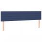 Preview: Boxspringbett mit Matratze Blau 120x190 cm Stoff