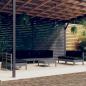 Preview: ARDEBO.de - 9-tlg. Garten-Lounge-Set mit Kissen Kiefer Massivholz