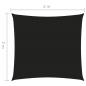 Preview: Sonnensegel Oxford-Gewebe Quadratisch 2x2 m Schwarz