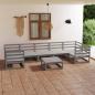 Preview: ARDEBO.de - 8-tlg. Garten-Lounge-Set Massivholz Kiefer