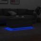 Preview: Couchtisch mit LED-Leuchten Grau Sonoma 90x50x40 cm