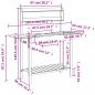 Preview: Pflanztisch mit Waschbecken 147,5x44x139,5 cm Massivholz Tanne