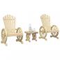 Preview: ARDEBO.de - 3-tlg. Garten-Lounge-Set Massivholz Tanne