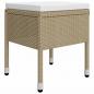 Preview: 7-tlg. Garten-Essgruppe Beige