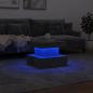 Preview: Couchtisch mit LED-Leuchten Betongrau 50x50x40 cm