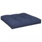 Preview: Palettenkissen Marineblau 70x70x12 cm Stoff