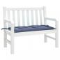 Preview: Gartenbank-Auflage Marineblau 110x50x7 cm Oxford-Gewebe