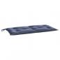 Preview: Gartenbank-Auflage Marineblau 110x50x7 cm Oxford-Gewebe